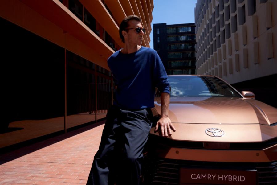 Certified used Toyota Camry — on the road